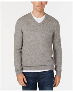 Мужской кашемировый свитер с v-образным вырезом Club room
