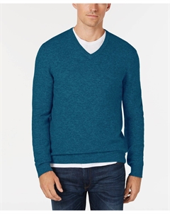 Мужской кашемировый свитер с v-образным вырезом Club room