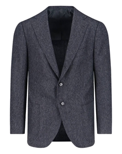 Однобортный пиджак, серый Cesare attolini