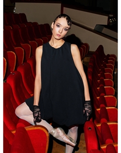 Платье женское новогоднее черное Mark formelle