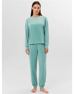 Комплект женский велюровый зеленый Mark formelle