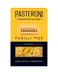 Макароны спиральки №125 1кг Pasteroni