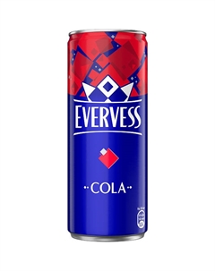 Напиток газированный Кола, 0,33 л Evervess