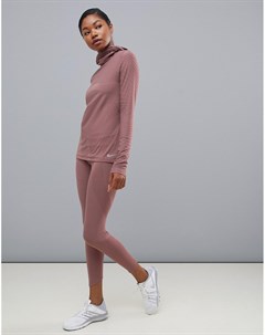 Розовато лиловые леггинсы epic luxe Nike running