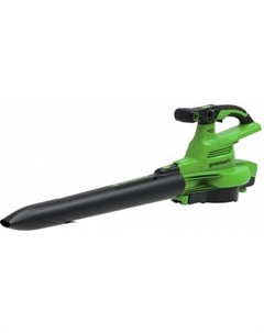 Воздуходувка-пылесос Greenworks GD40BV пит.:от аккум. зеленый/черный