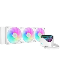Система водяного охлаждения Deepcool LT360 WH ARGB White S1150/1151/1155/1200/1700/1851/AM4/AM5 Ret