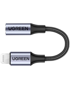 Адаптер Ugreen Lightning to Jack 3.5 для подключения наушников US211 (30756)