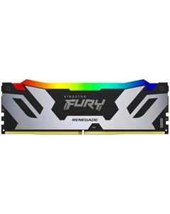 Модуль памяти DIMM 16Gb DDR5 PC54400 6800MHz Kingston Fury Renegade RGB Silver (KF568C36RSA-16)