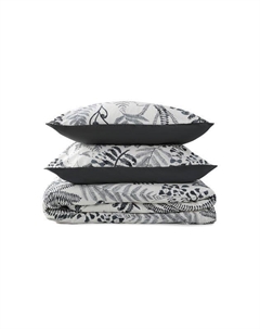 Комплект постельного белья из фланели с принтом Bergen anthrazit 21maison