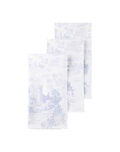 Набор из 3 хлопковых полотенец с принтом Tuile De Jouy 21maison