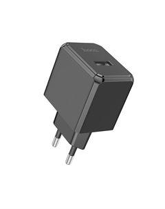 Сетевое зарядное устройство Hoco Ocean CS11A, USB, EU, Quick Charge, черный (6942007603546)
