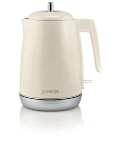 Чайник Gorenje K15RL 1.7л. 2200Вт, закрытая спираль, металл/пластик, бежевый (K15RL)