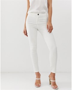 Белые джинсы скинни Lipsy