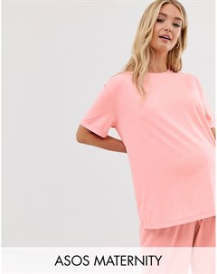Трикотажная пижамная футболка ASOS DESIGN Maternity Asos maternity