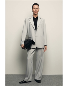 Жакет свободного силуэта с отложным воротником Finn flare