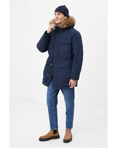 Пуховое пальто мужское с мехом Finn flare