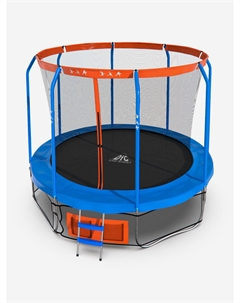 Батут JUMP BASKET 12 ft внутр.сетка, лестница (366 cм) (два короба), Синий Dfc