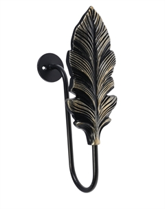 Держатель для штор ks041, черный с золотом, набор 2 шт. Cappio