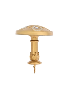 Держатель для штор ks033, d=98 мм, цвет золото с серебром, 2 шт. Cappio