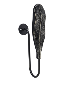 Держатель для штор ks040, черный с золотом, набор 2 шт. Cappio