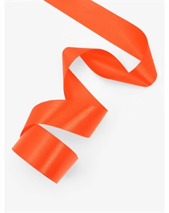 Лента атласная, 50 мм × 23 ± 1 м, цвет насыщенный оранжевый №144 Арт узор