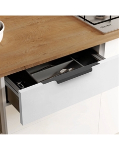 Ручка торцевая rp100bl, l=300 мм, цвет черный Cappio