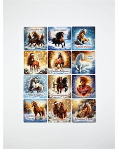 Набор магнитов полимер новогодних Сима-ленд