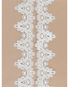 Кружево гипюровое, 55 мм, 6.8±0.5 м, белое Арт узор