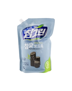 Средство для мытья посуды CHAMGREEN Древесный уголь дой-пак 1,2 л Lion