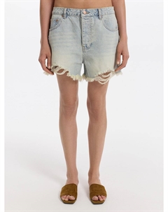 Джинсовые шорты с рваными краями Love republic