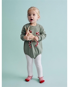 Трикотажные брюки в рубчик для малышей Sela