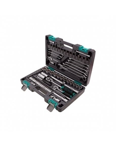 Набор инструментов, 1/2", 1/4", CrV, пластиковый кейс 82 предмета Stels