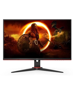 Монитор 27" 27G2ZNE LCD, 1920х1080, 4 мс, 250 кд/м2, 3000:1, 80M:1, 16.7M, 178°/178°, nonGLARE, 16:9, VA, 240 Hz, 2xHDMI, DP, Tilt, Swivel, 3Y, Bl Aoc