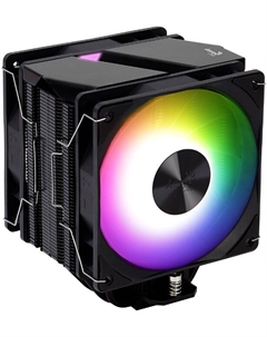 Кулер Rime 4 Dual 4711099470969 LGA2066, 2011, 1200, 115X, AM4 (2*120x120x25mm, 800-1800rpm, 17-34 dBA, 37.1-75.3 CFM, 250W, 4-Pin PWM, ARGB) Aerocool