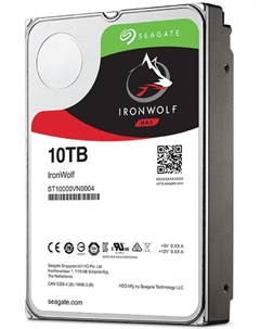 Жесткий диск 10TB SATA 6Gb/s ST10000VN0004 3.5" IronWolf 7200rpm 256MB Bulk Seagate