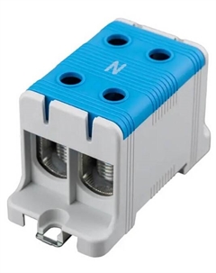 Клемма вводная 11-2116 силовая КВС 16-95мм? 2-рядная синяя распределительная Rexant