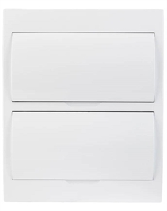 Бокс навесной 11-0325 пластиковый ЩРН-П-24 IP41 белый (белая дверца) Rexant