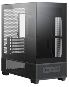 Корпус mATX Q500M-0F черный, без БП, 2*USB 3.0 Xastra