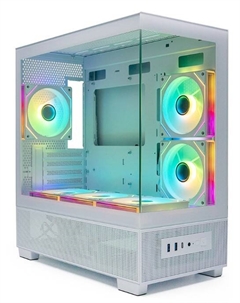 Корпус mATX Q500M-6FM12A-C10-UC-WH белый, без БП, 2*USB 3.0, USB Type-C Xastra