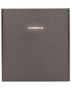 Переключатель перекрестный KR-78-0718-6 STRONG 1 клавишный с подсветкой 10А с/у графит Kranz