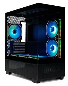 Корпус mATX Q500M-6FM12A-C10-UC черный, без БП, 2*USB 3.0, USB Type-C Xastra