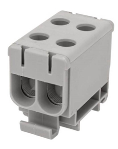 Клемма вводная 11-2112 силовая КВС 6-50мм? 2-рядная серая распределительная Rexant