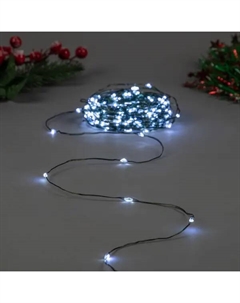 Гирлянда светодиодная роса ULD-S3000-300/DGA электрическая 30 м нейтральный белый свет 8 режимов 300 ламп цвет зеленый Uniel