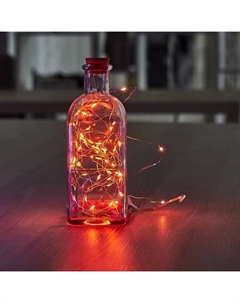 Электрогирлянда комнатная Роса 5 м 50 ламп IP20 цвет теплый белый 1 режим работы Neon-night