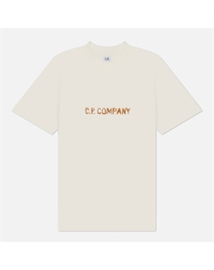 Мужская футболка 30/1 Jersey Screen-Printed Logo C.p. company