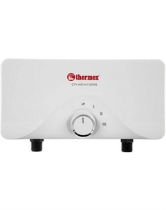 Водонагреватель City 6500, проточный, 6.5кВт, кран и душ, белый Thermex