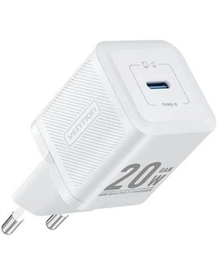 Сетевое зарядное устройство VENTION FEPW0-EU, USB-C, 20Вт, 3A, белый Vention