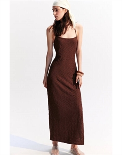 Платье-футляр макси из жатой ткани Befree