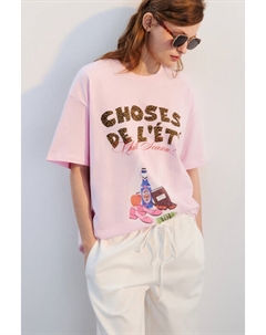 Футболка хлопковая с принтом Befree