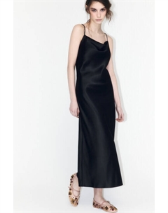 Платье-комбинация MAYA атласное на тонких бретелях Befree